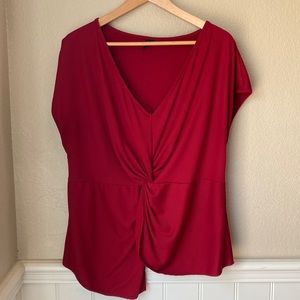 SHEIN Curve Size 1X DARK RED
